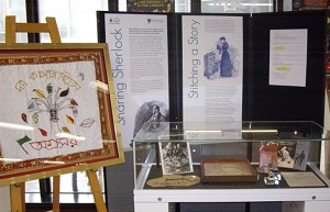 Stitching a story exhibition stand